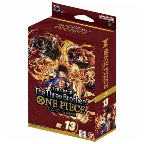 One Piece Card Game: "The Three Brothers" Ultra Deck (ST13/Ed. Ing)