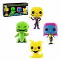 Funko Pop! The Nightmare Before Christmas: Jack/Sally/Oogie Boogie/Zero (4 Pack/Special Edition) Blacklight