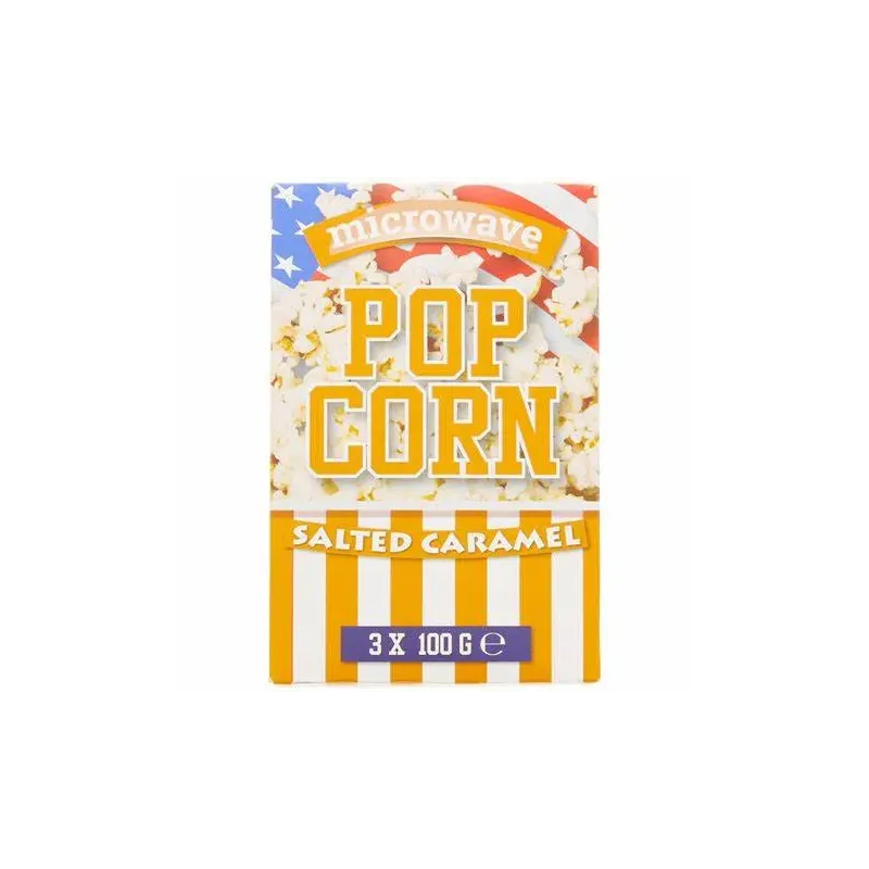 BEDO Salted Caramel Pop Corn (Microwave) 3x100 Gr