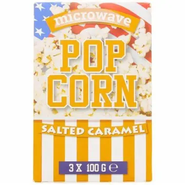 BEDO Salted Caramel Pop Corn (Microwave) 3x100 Gr