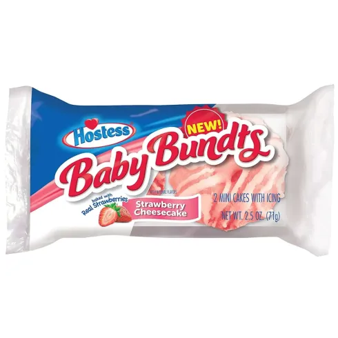 Hostess Baby Bundts Strawberry Cheesecake (71Gr)