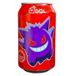 Qdol Pokémon Gengar Strawberry Flavor Sparkling Water 330ml.