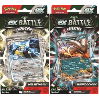 Pokémon Mazzi Lotte EX: Houndoom EX/Melmetal EX (Ed. Ita)