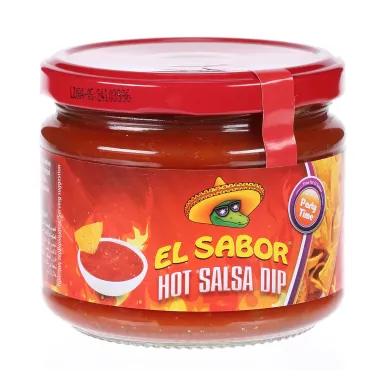 El Sabor Hot Salsa Dip )Spicy/300Gr)