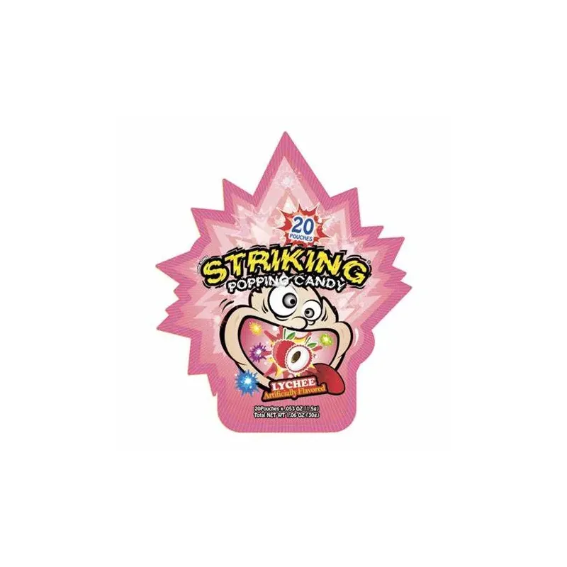 Striking Popping Candy Lychee Flavour (30Gr)