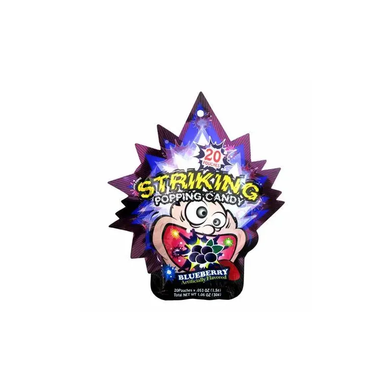 Striking Popping Candy Bluberry Flavour (30Gr)