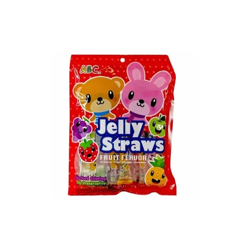 ABC Jelly Straws Fruit Flavor (300Gr)