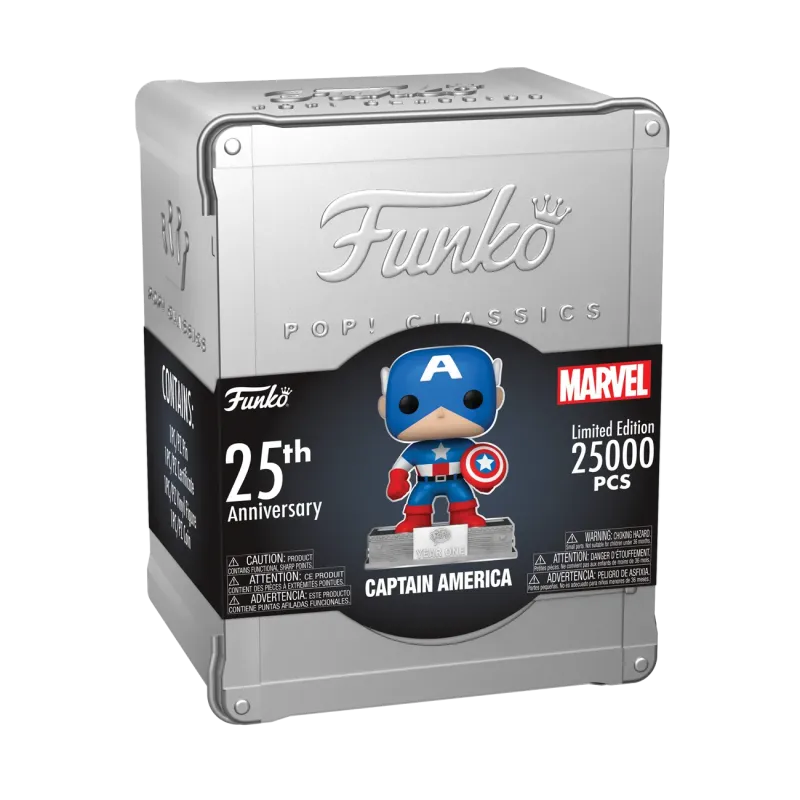 Funko Pop! Marvel Classics: Captain America (25th Anniversary/Limited 25000 PCS)