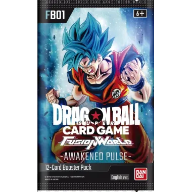 DragonBall Super Card Game Fusion World: “Awakened Pulse” 12 Cards Single Booster (FB01/Ed. Ing)