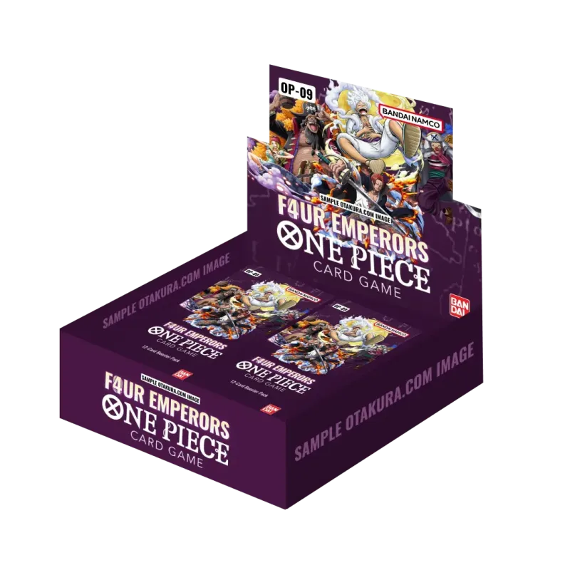 PREORDER One Piece Card Game: "Four Emperors" Booster Box (Ed. Ing/OP09)