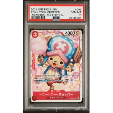 2024 One Piece JPN.: EB01-006 Tony Tony Chopper (-Memorial Collection-) PSA GEM MT10