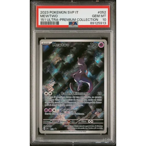 2023 Pokémon SVP IT: 052 Mewtwo (151 Ultra-Premium Collection) PSA GEM MT10