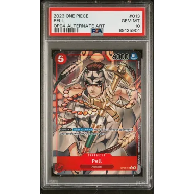 2023 One Piece: OP04-013 Pell (OP04-Alternate Art) PSA GEM MT10