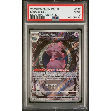 2023 Pokémon PAL IT: 212 Mismagius (Illustration Rare) PSA MINT 9