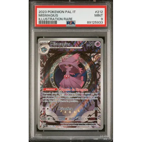 2023 Pokémon PAL IT: 212 Mismagius (Illustration Rare) PSA MINT 9