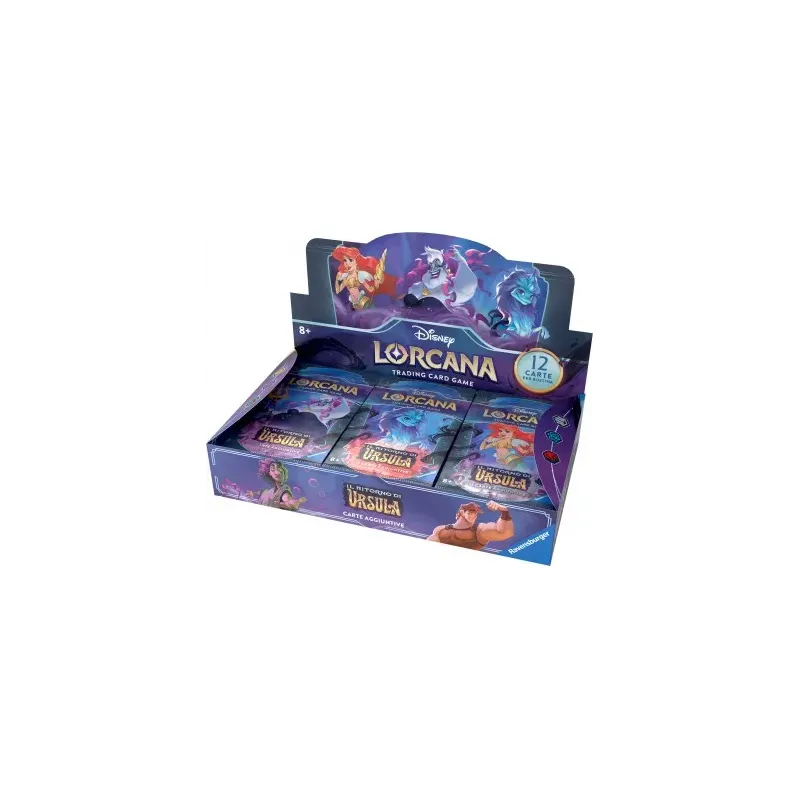 Disney Lorcana: "Il Ritorno di Ursula" Booster Box (Ed. Ita/24 Bustine)