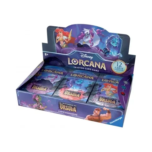 Disney Lorcana: "Il Ritorno di Ursula" Booster Box (Ed. Ita/24 Bustine)