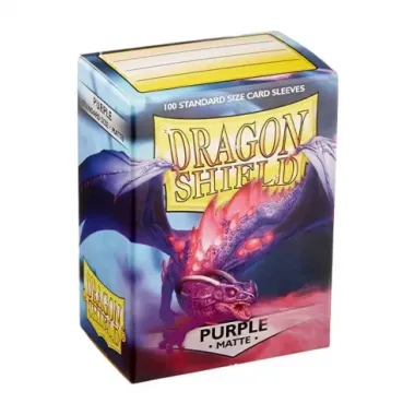 Dragon Shield Standard Purple Matte Sleeves (100Pz)