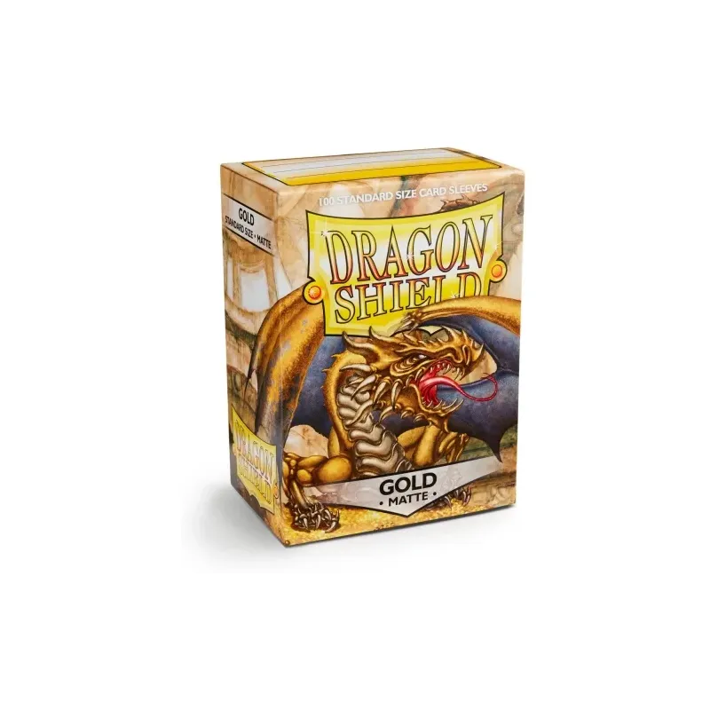 Dragon Shield Standard Gold Matte Sleeves (100Pz)