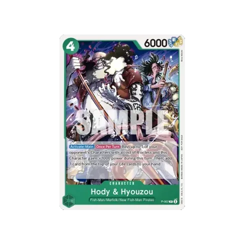 One Piece Card Game: P-062 Hody & Hyouzou Promo Card (Ed. Ing/Pirate Party Kit Vol.6)