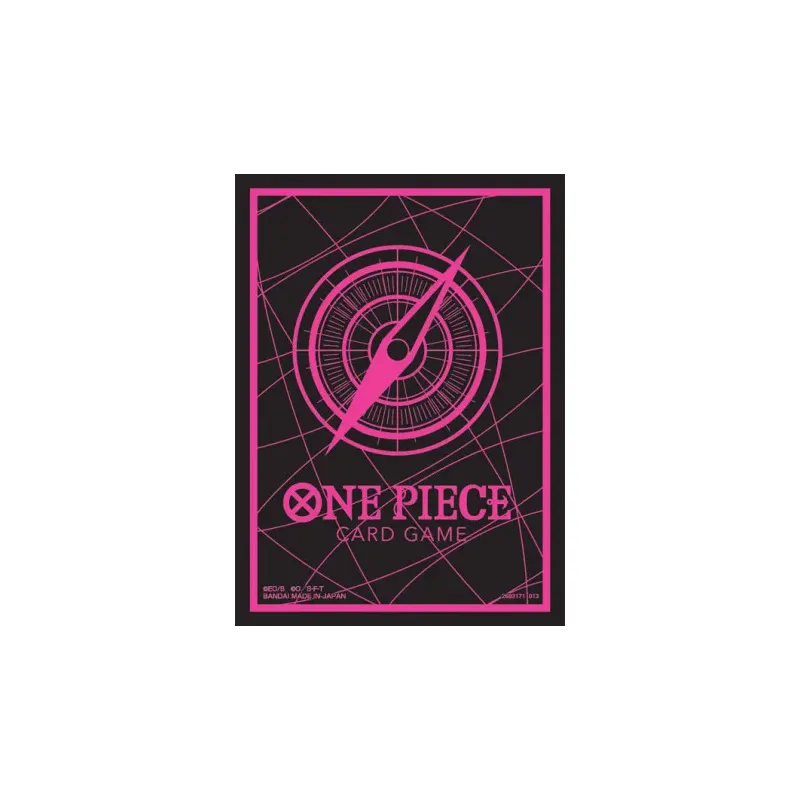 Carddass One Piece Card Game: 70 Special Sleeves (Black & Pink Logo)