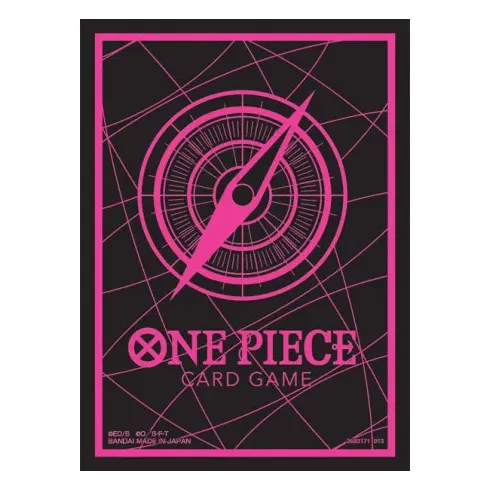 Carddass One Piece Card Game: 70 Special Sleeves (Black & Pink Logo)