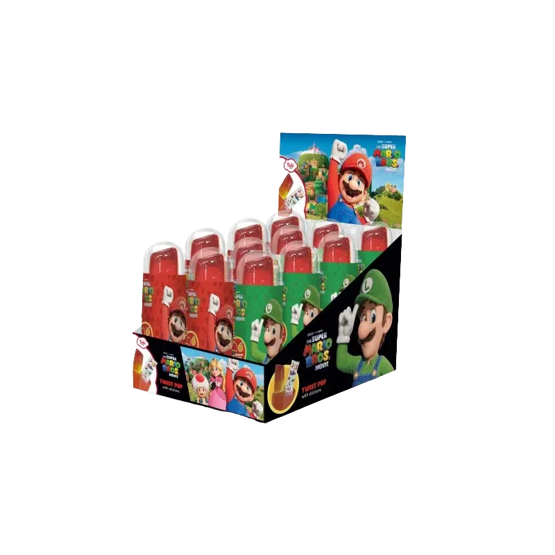 Super Mario Bros Twist Pop (Strawberry/Orange) (15gr)