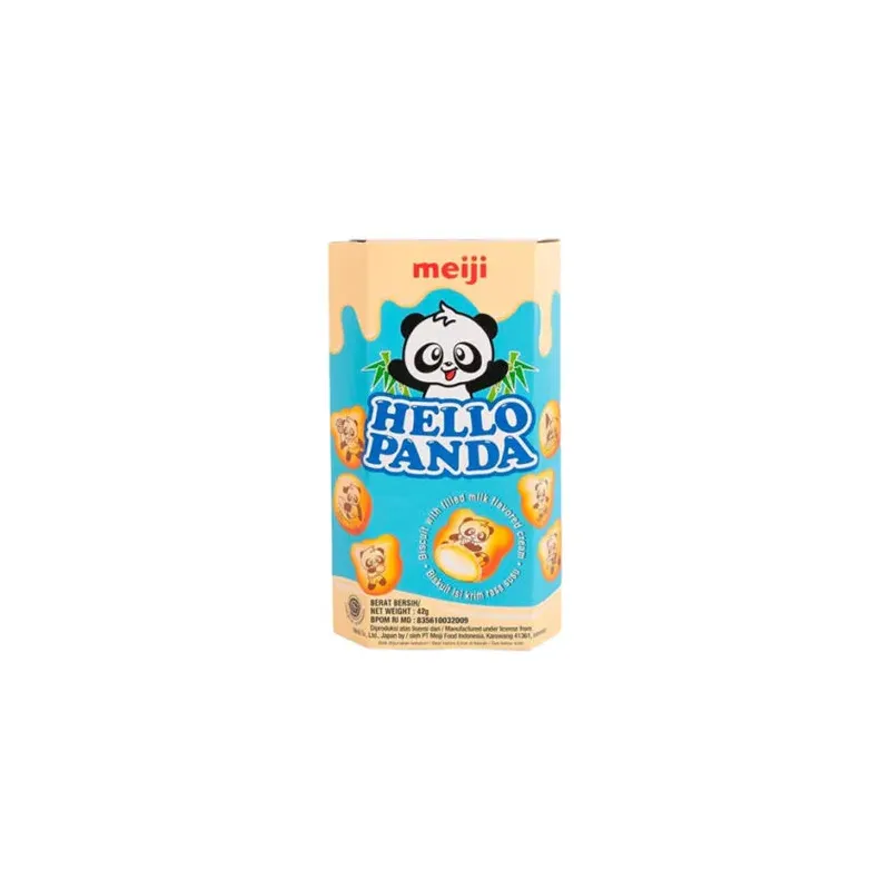 Meiji Hello Panda Milk Flavored Cookies (42gr)