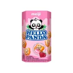 Meiji Hello Panda Strawberry Flavored Cookies (42gr)