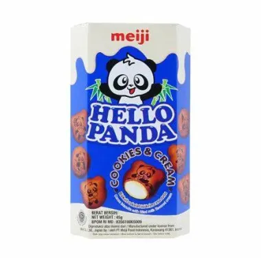 Meiji Hello Panda Cookies & Cream Cookies (42gr)