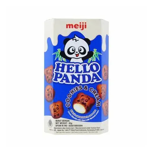 Meiji Hello Panda Cookies & Cream Cookies (42gr)