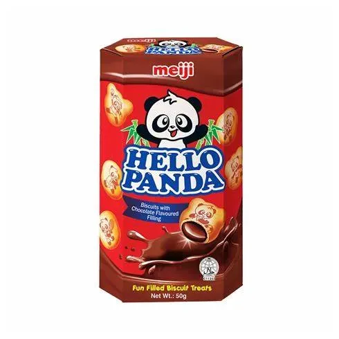 Meiji Hello Panda Chocolate Flavored Cookies (42gr)