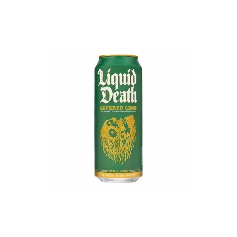 Liquid Death Severed Lime Flavoured Sparkling Water (500ml)