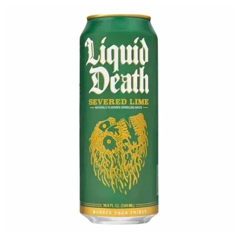 Liquid Death Severed Lime Flavoured Sparkling Water (500ml)