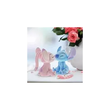 Disney Grand Jester Studios: Flocked Kissing Stitch & Angel