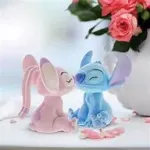 Disney Grand Jester Studios: Flocked Kissing Stitch & Angel