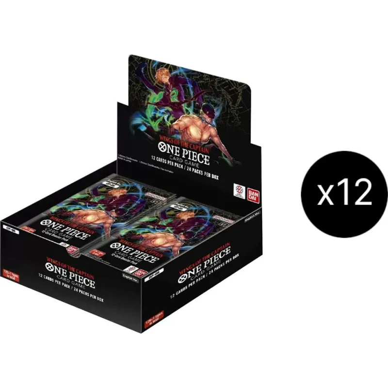 One Piece Card game: "Wings of Captain" Case (Ed. Ing/OP06/12 Sealed Boxes)