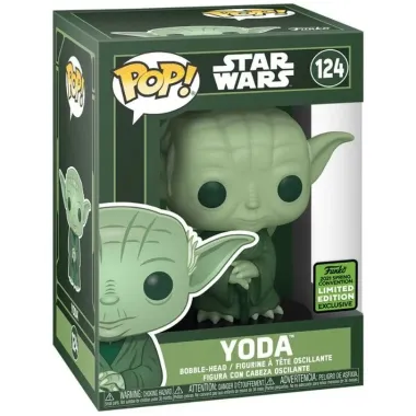 Funko Pop! Star Wars: Yoda (124)(2021 Spring Convention/EMP Exclusive)(Box lievemente rovinato)