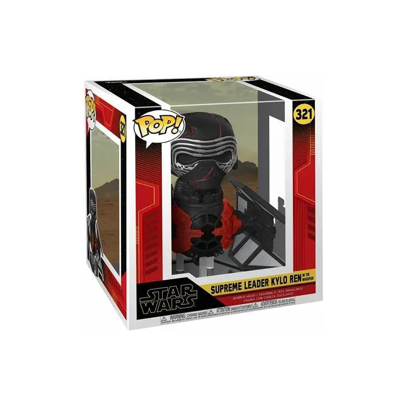 Funko Pop! Star Wars: Supreme Leader Kylo Ren in Tie Whisper (321)(Box lievemente rovinato)