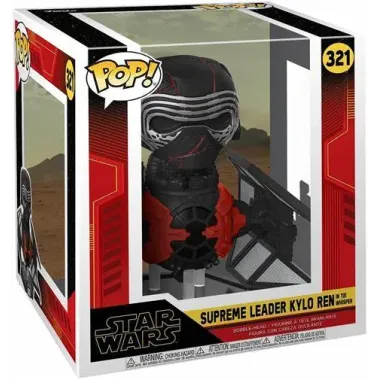 Funko Pop! Star Wars: Supreme Leader Kylo Ren in Tie Whisper (321)(Box lievemente rovinato)