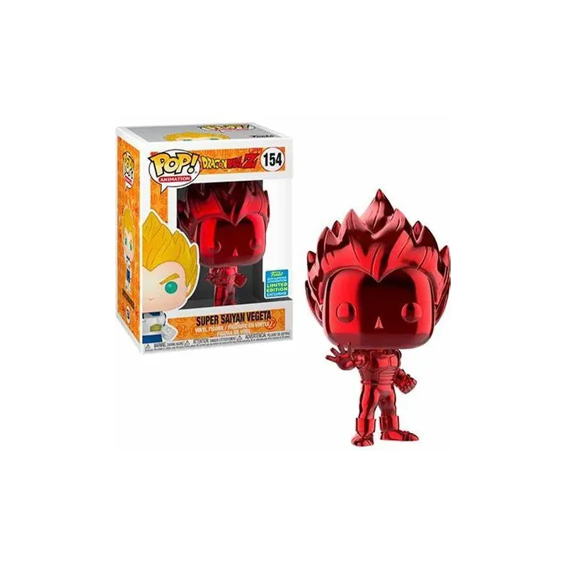 Funko Pop! DragonBall Z: Super Sayan Vegeta (154)(2019 Summer Convention)(Box Lievemente Rovinato)