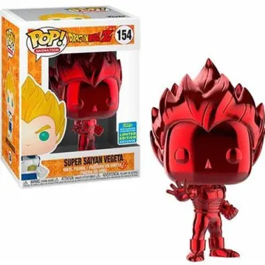 Funko Pop! DragonBall Z: Super Sayan Vegeta (154)(2019 Summer Convention)(Box Lievemente Rovinato)