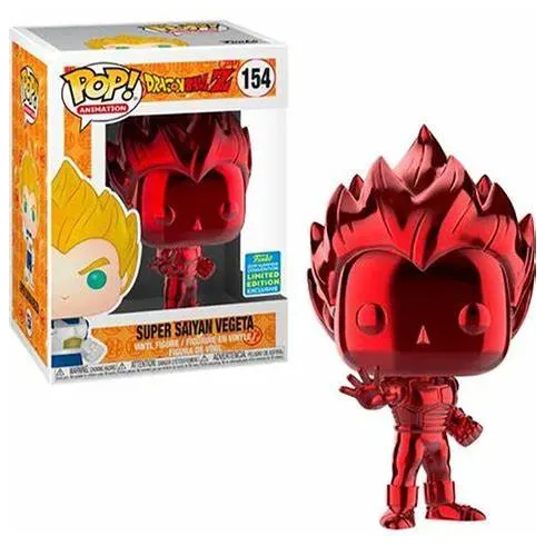 Funko Pop! DragonBall Z: Super Sayan Vegeta (154)(2019 Summer Convention)(Box Lievemente Rovinato)