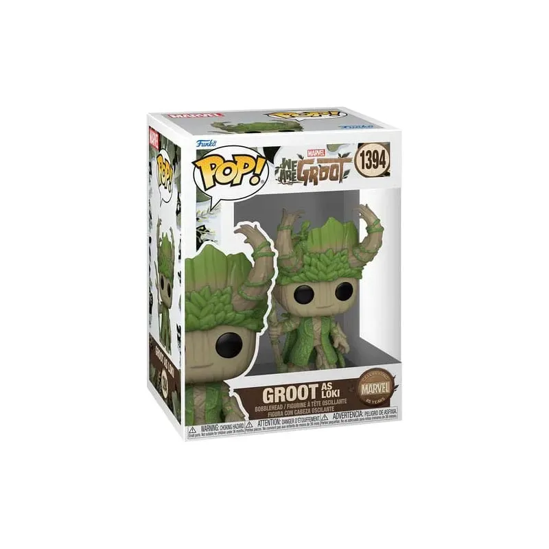 FUNKO POP Marvel 85th We Are Groot as Loki n.1394