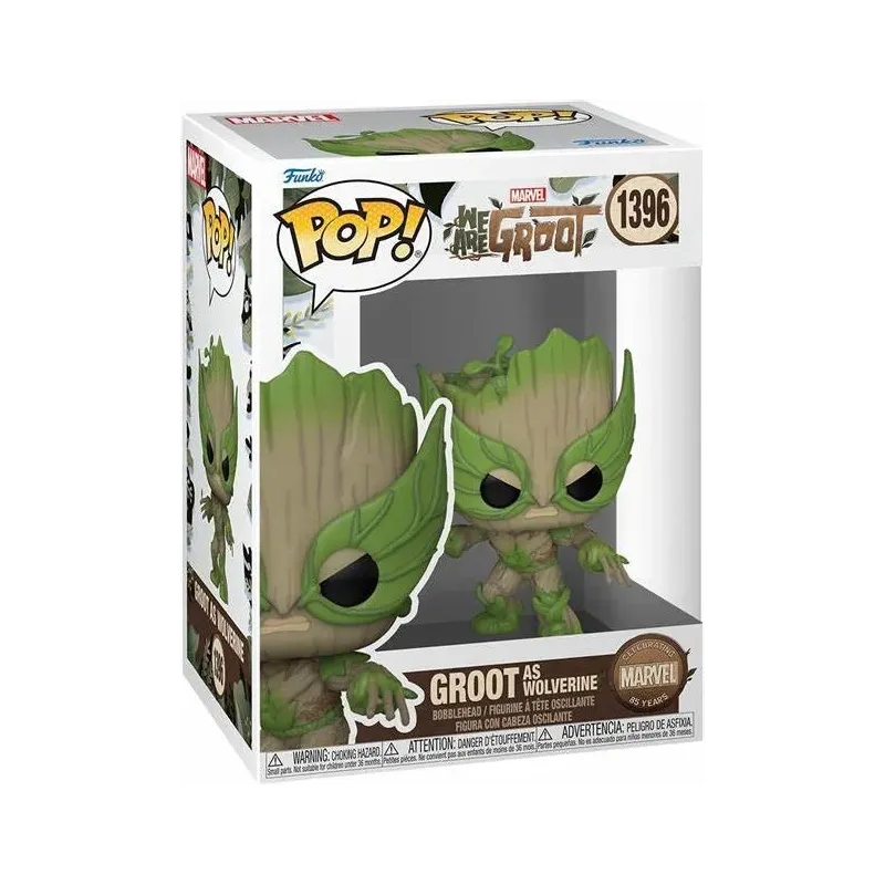 FUNKO POP Marvel 85th We Are Groot as Wolverine n.1396