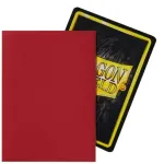 Dragon Shield 100 Matte Sleeves Blood Red