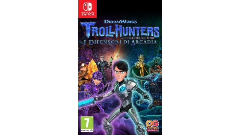 Cover Frontale Trollhunters I Difensori di Arcadia Nintendo Switch