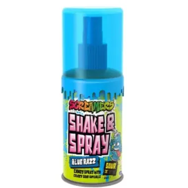 Screamers Shake & Spray Blue Razz Sour (60ml)