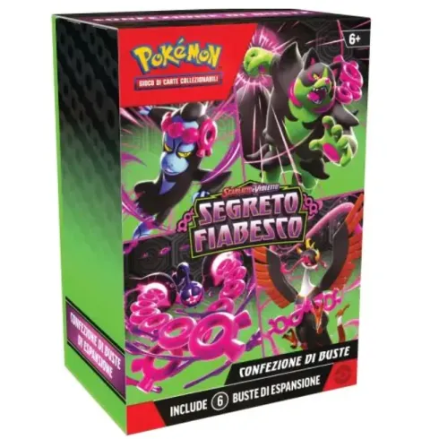 Pokémon Scarlatto e Violetto: "Segreto Fiabesco" Box 6 buste (Ed. Ita)