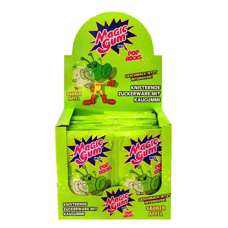 Magic Gum MIT Pop Rocks Sour Apple (7gr)